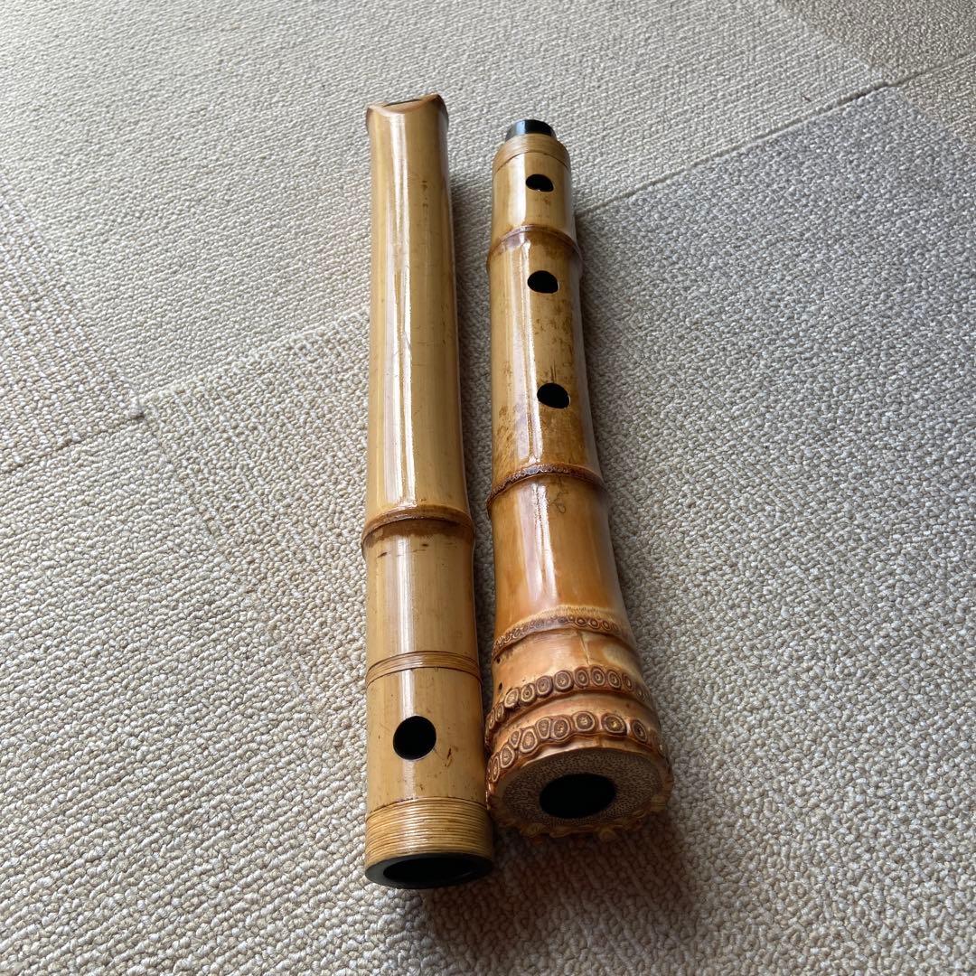 161尺八　二尺管　銘　沼？田