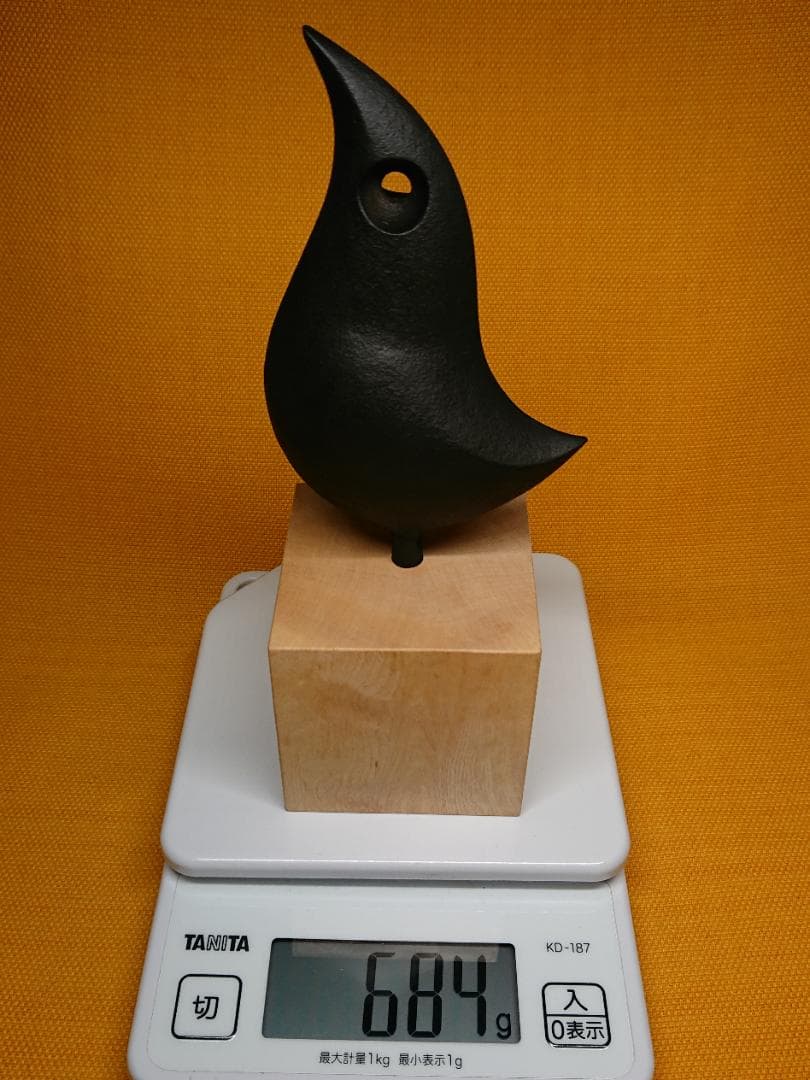 【美品】鳥　金属　彫像　オブジェ　置物　インテリア　工芸品　美術品　A1081