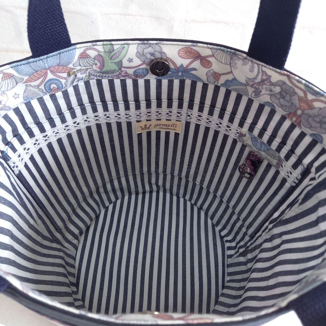 【専用】ジョリーフルール 麻かごトートバッグ ハンドメイド