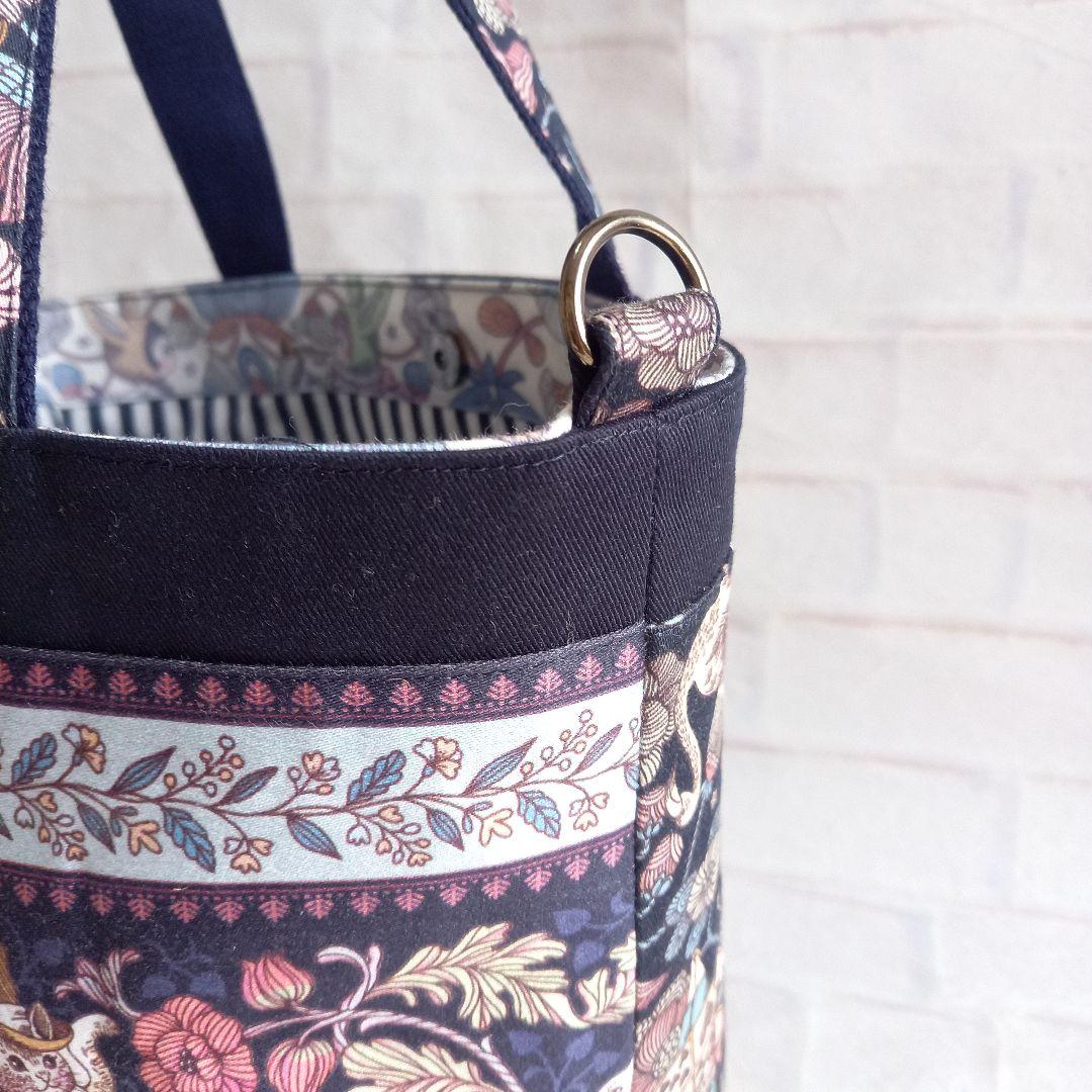 【専用】ジョリーフルール 麻かごトートバッグ ハンドメイド