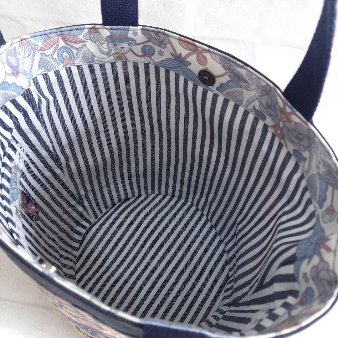 【専用】ジョリーフルール 麻かごトートバッグ ハンドメイド