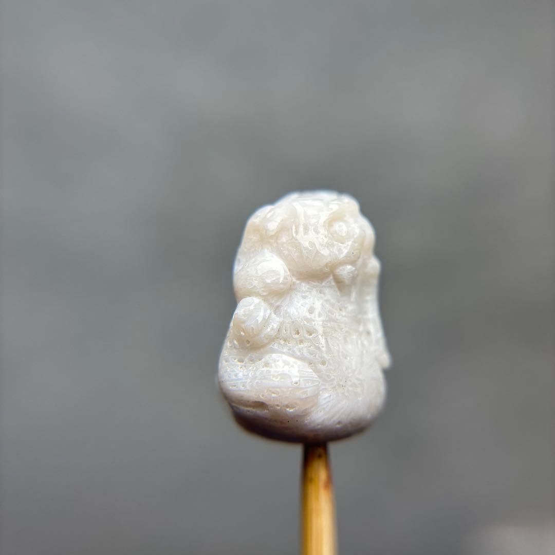 あずきちゃんフォッシルコーラル　貔貅パーツ　1-163