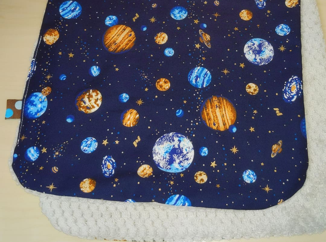 専用♥感謝特価❤みかん＊柔ふわ❤ヘアドライタオル♥宇宙…惑星柄⭐紺茶