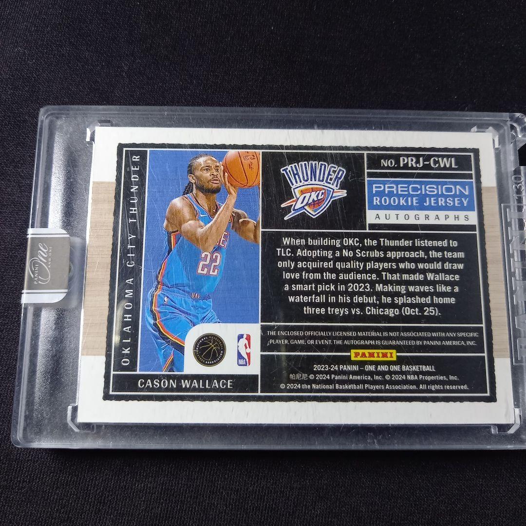RC 】ケイソン・ウォーレス 直筆サイン RC PANINI AUTO/75 - メルカリ