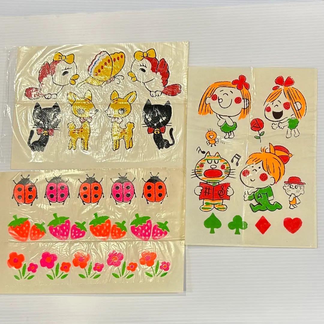 昭和レトロ シールセット 内藤ルネ 水森亜土 レア 当時物 - メルカリ