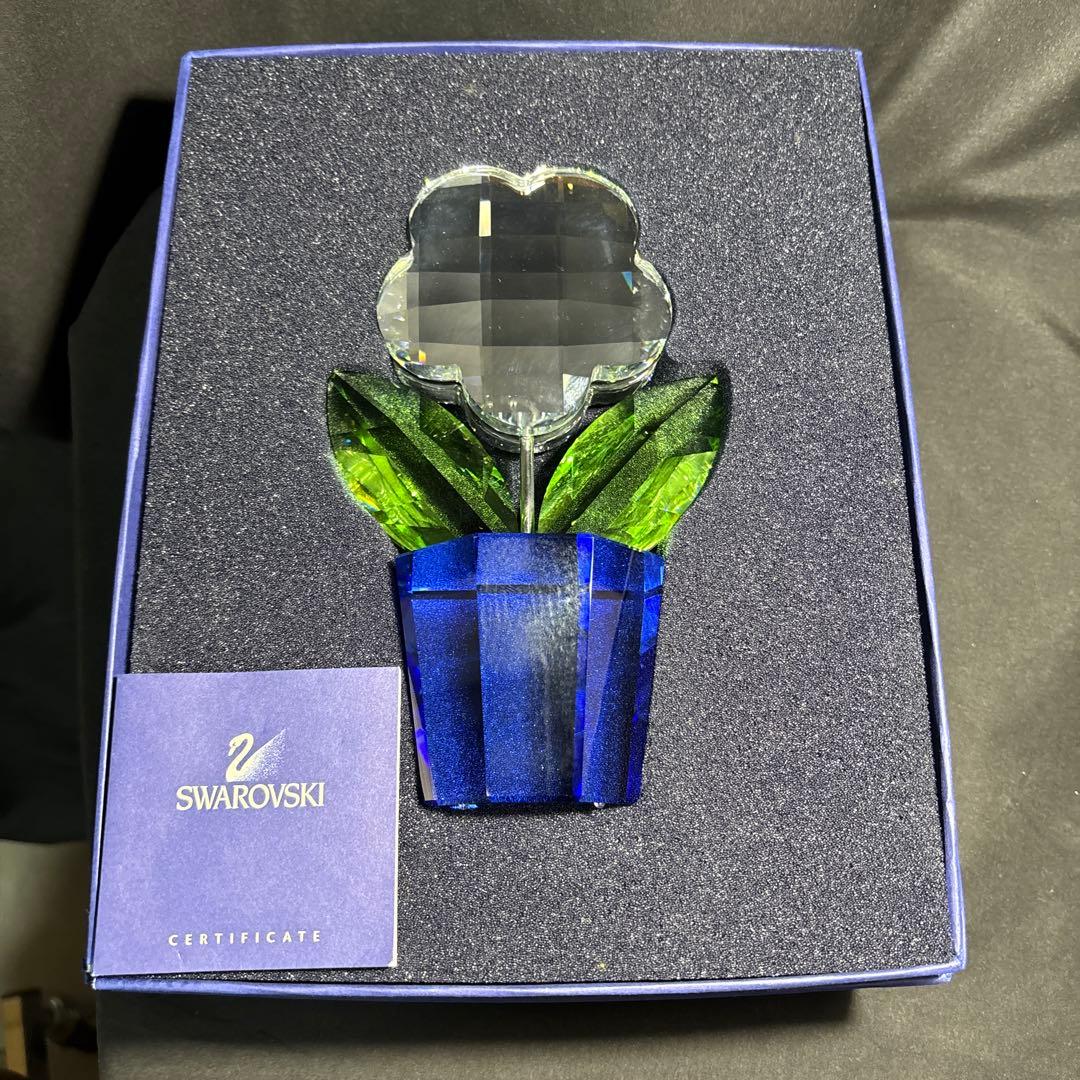 スワロフスキー 花 フラワー オブジェ ラージ 大