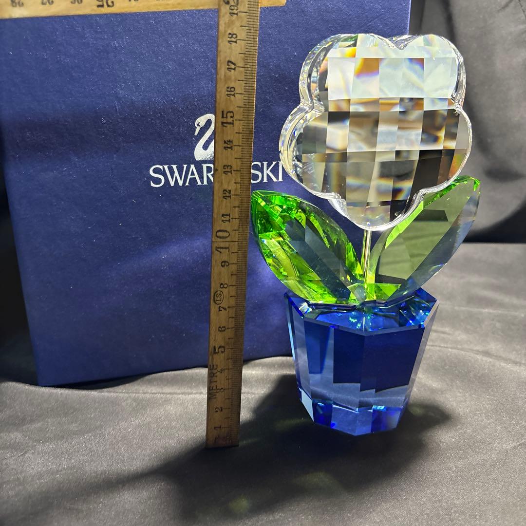 スワロフスキー 花 フラワー オブジェ ラージ 大