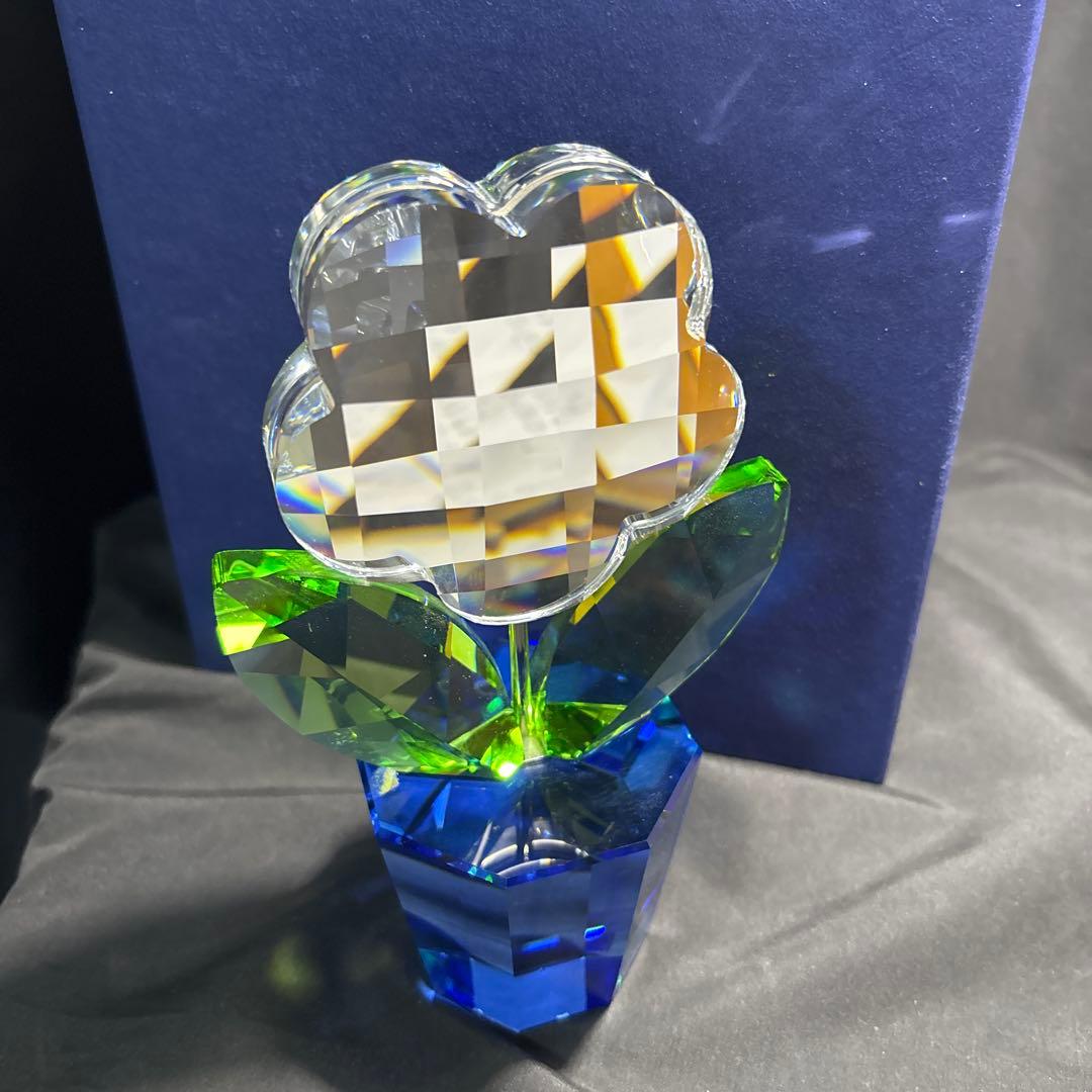 スワロフスキー 花 フラワー オブジェ ラージ 大