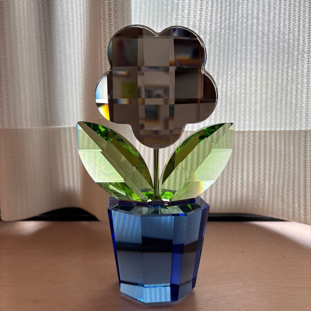 スワロフスキー 花 フラワー オブジェ ラージ 大