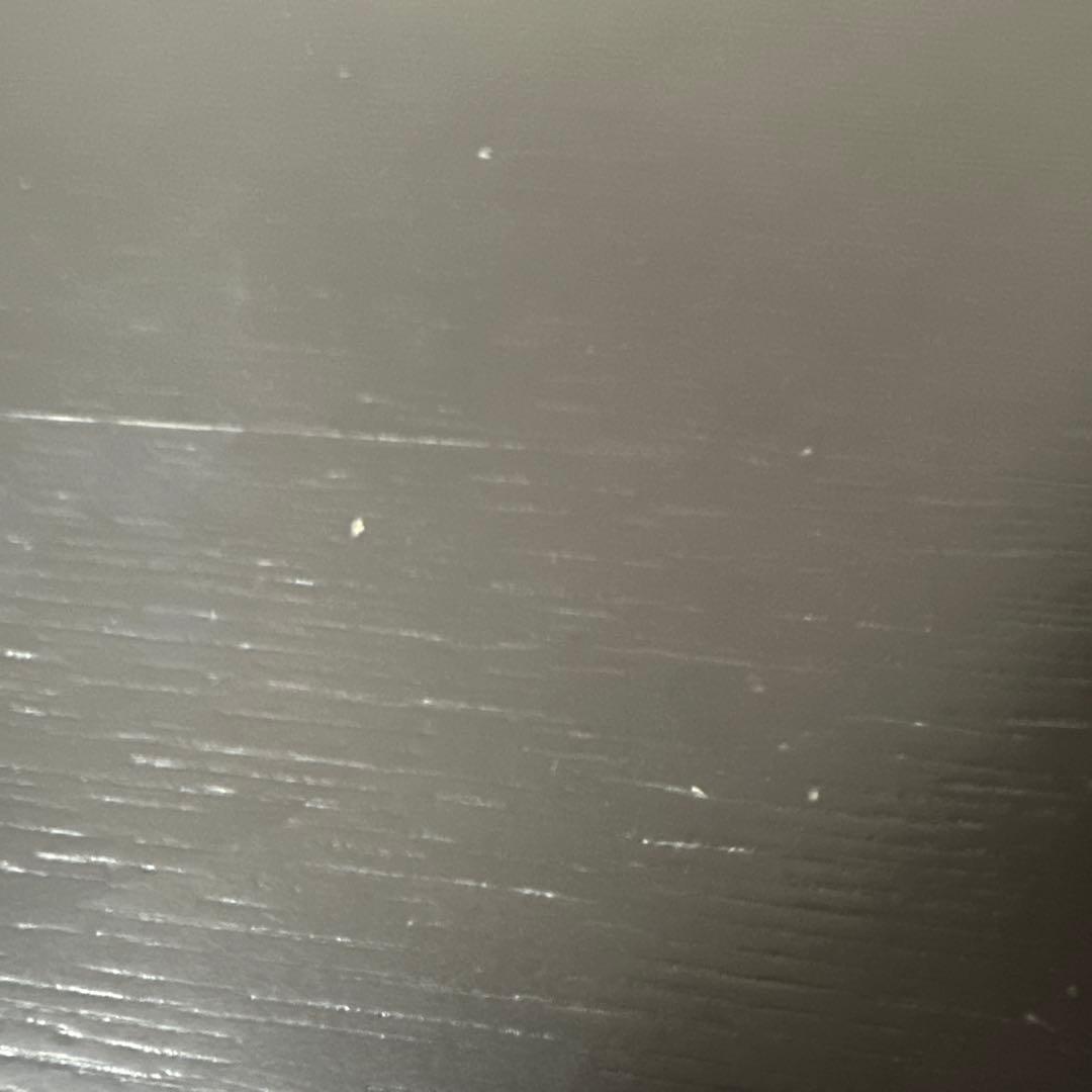 【やや傷あり】黒　センターテーブル　大塚家具