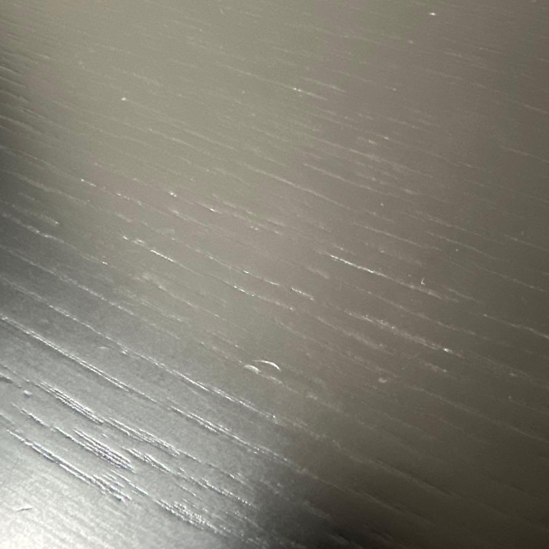 【やや傷あり】黒　センターテーブル　大塚家具