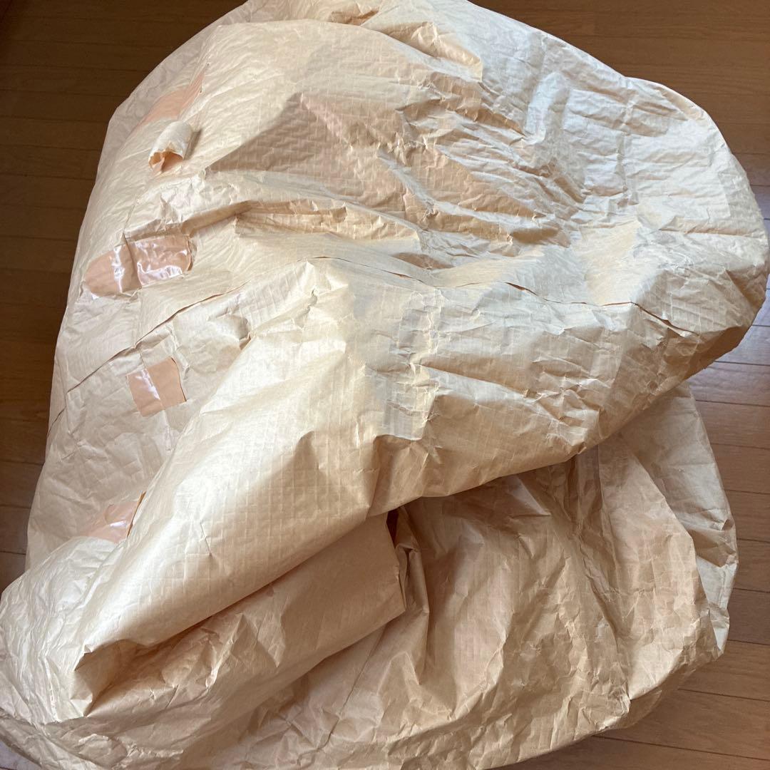 【美品】テトラグランデ ビーズクッション オレンジビッグ 大東寝具