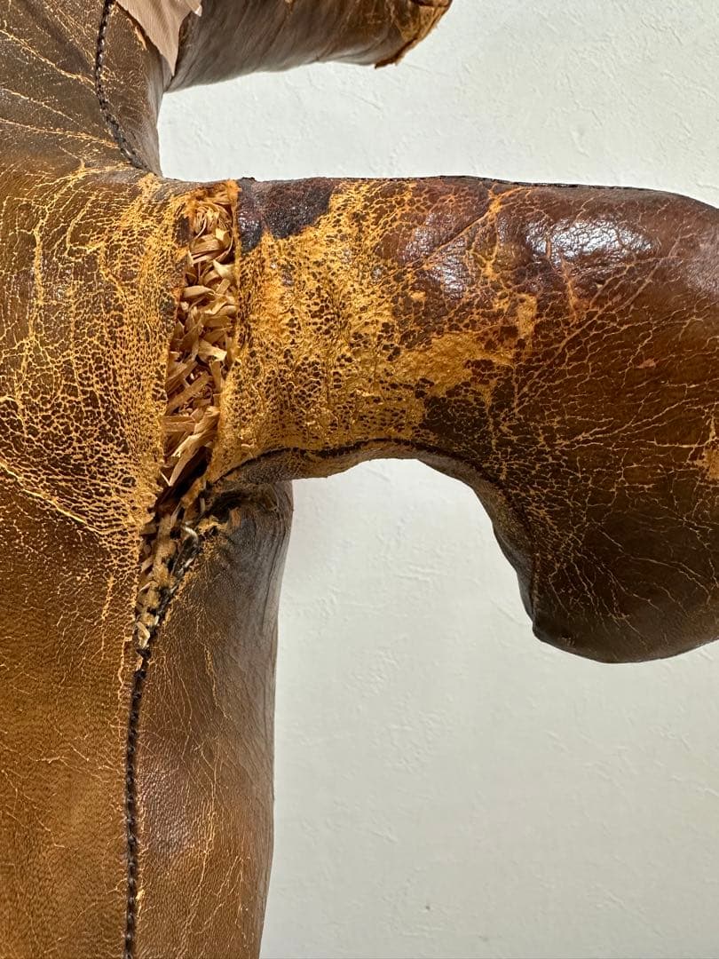 Omersa オマーサ　ヴィンテージレザーアニマル　カンガルー　インテリア