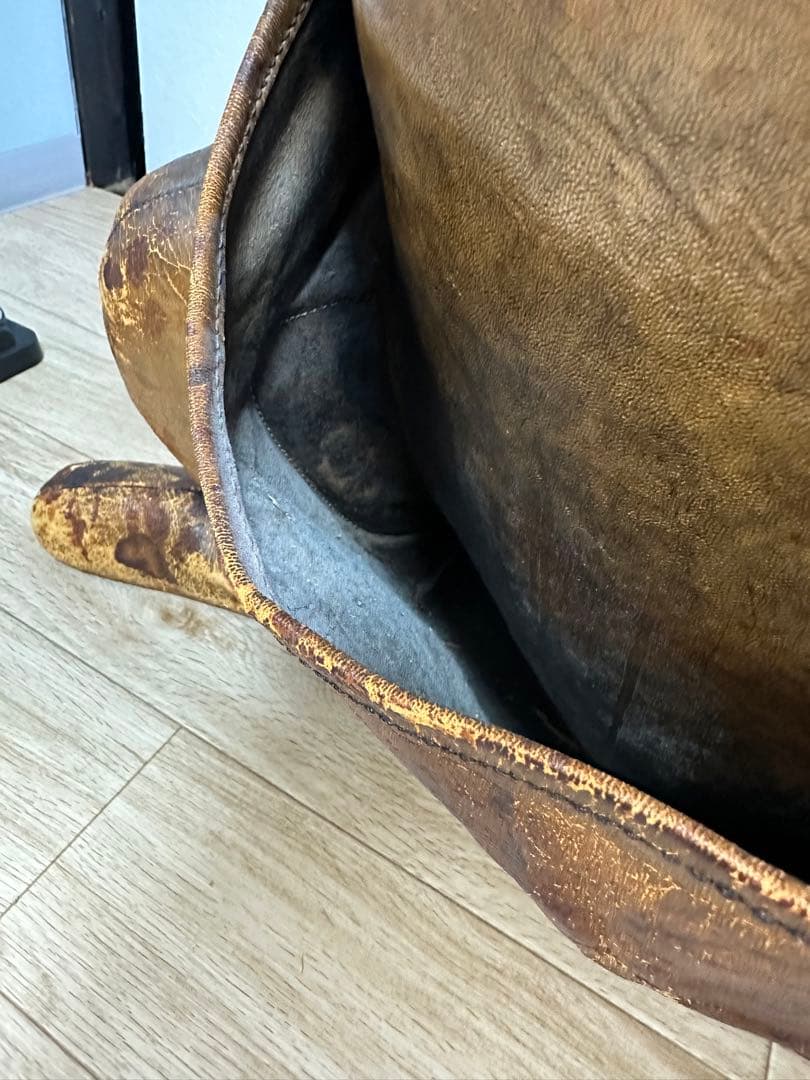 Omersa オマーサ　ヴィンテージレザーアニマル　カンガルー　インテリア