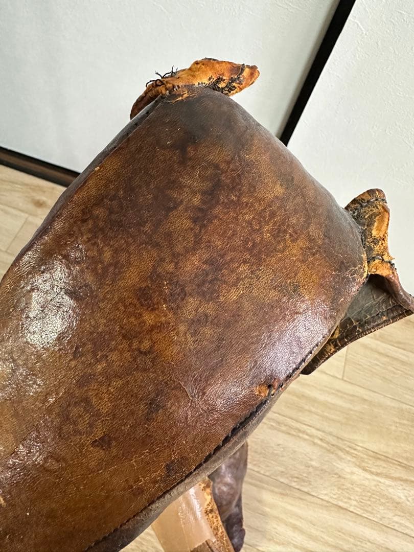 Omersa オマーサ　ヴィンテージレザーアニマル　カンガルー　インテリア