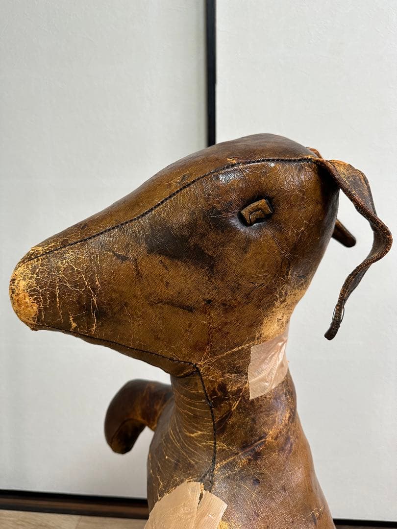 Omersa オマーサ　ヴィンテージレザーアニマル　カンガルー　インテリア