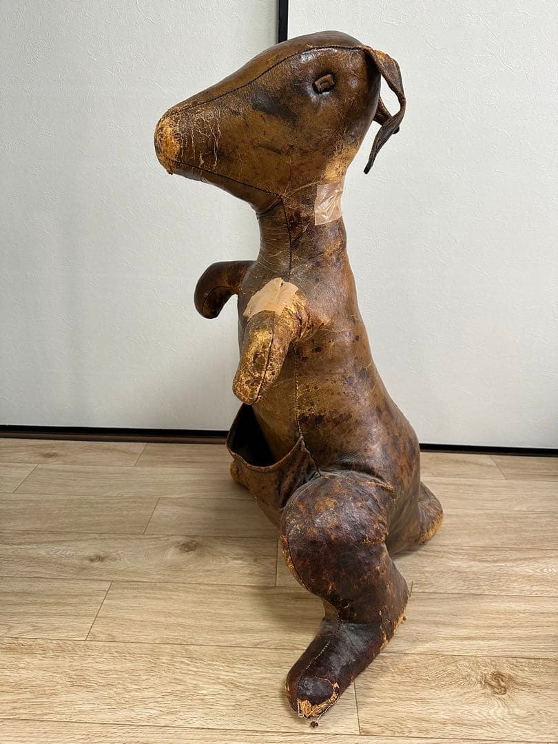 Omersa オマーサ　ヴィンテージレザーアニマル　カンガルー　インテリア