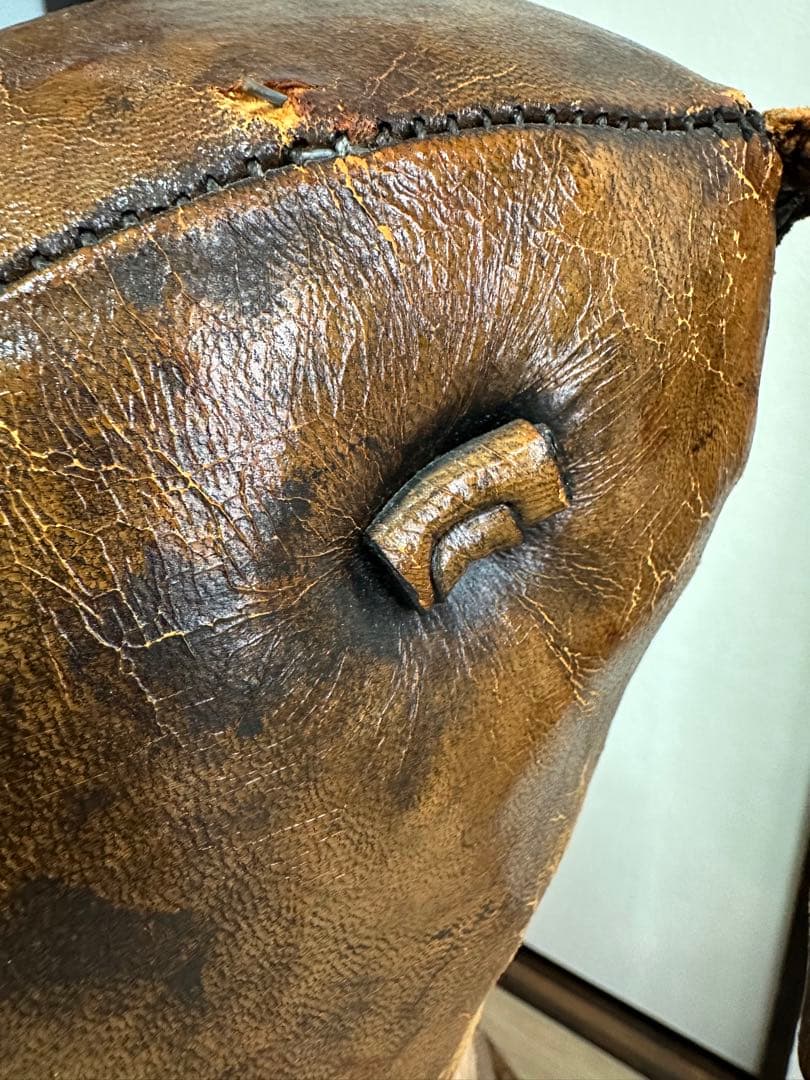 Omersa オマーサ　ヴィンテージレザーアニマル　カンガルー　インテリア