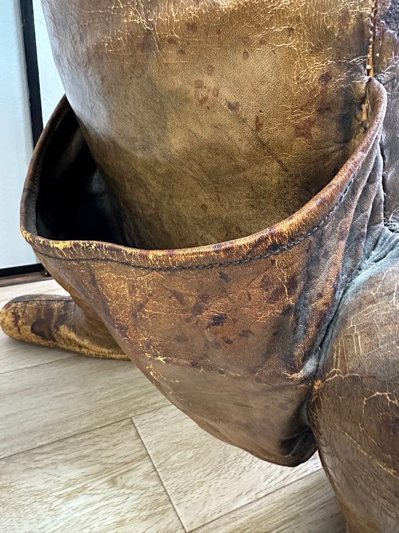 Omersa オマーサ　ヴィンテージレザーアニマル　カンガルー　インテリア