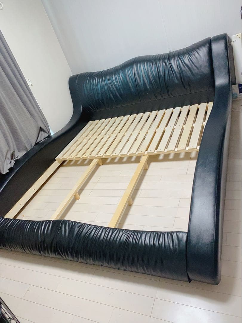 アルモニア　ベッド　キングベッド　おしゃれベッド