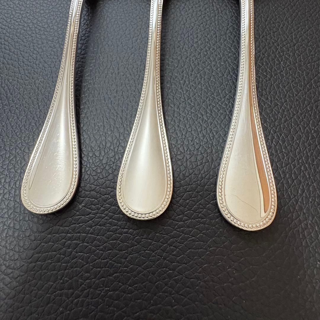 美品クリストフル　パール　コーヒースプーン12点