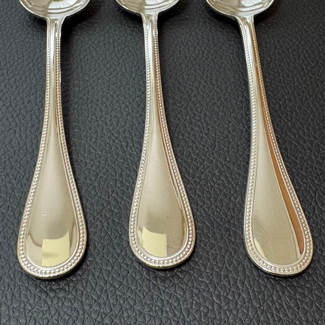 美品クリストフル　パール　コーヒースプーン12点