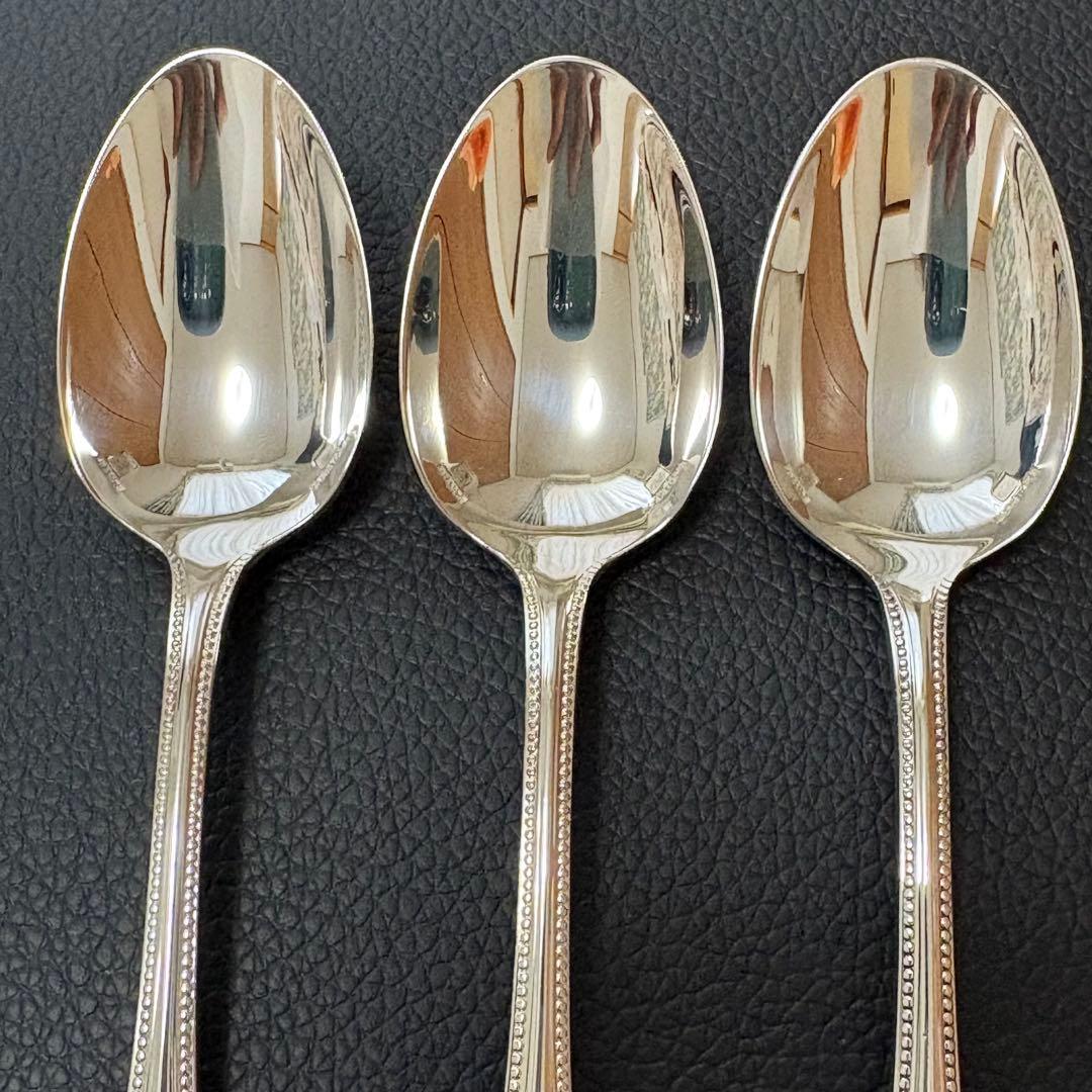 美品クリストフル　パール　コーヒースプーン12点