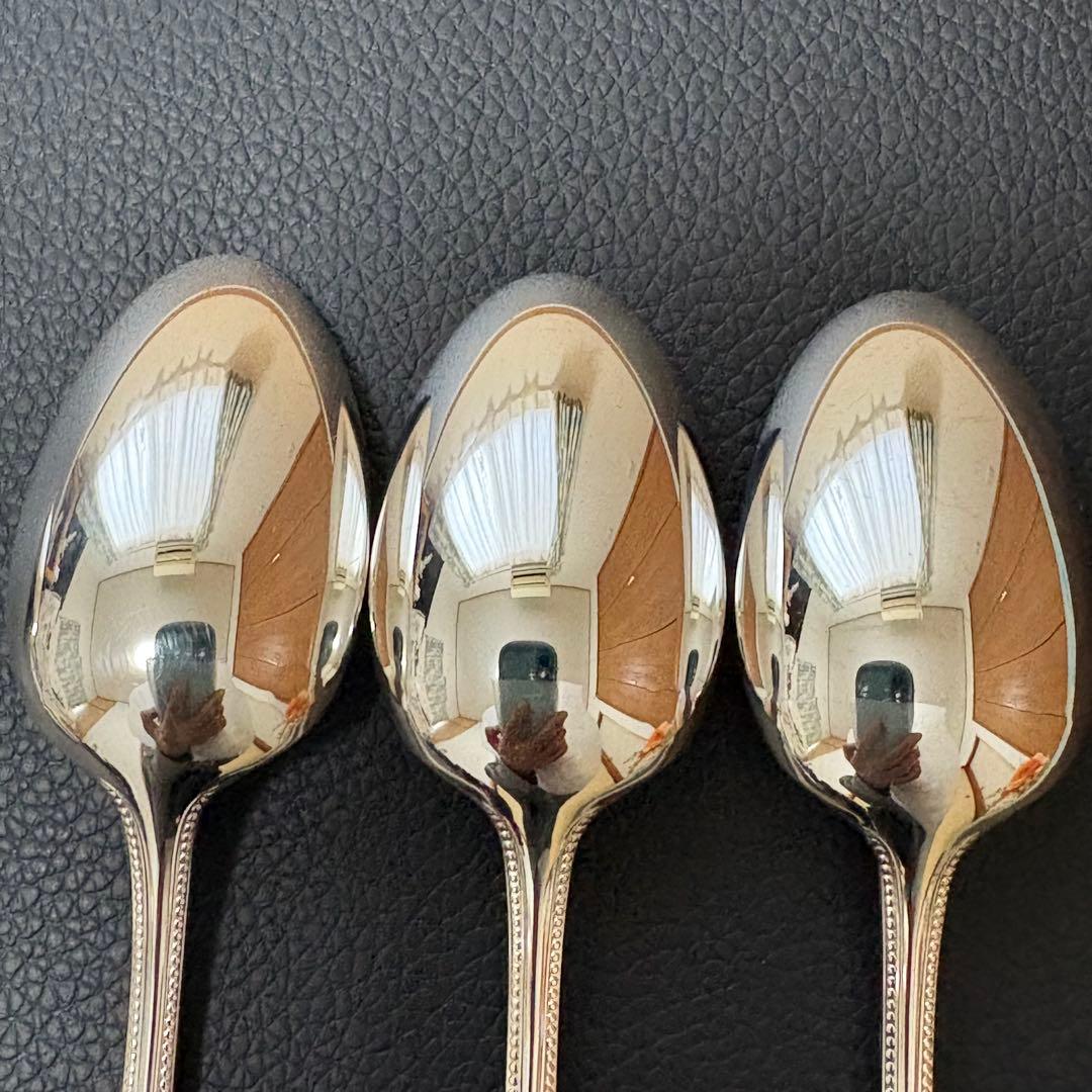 美品クリストフル　パール　コーヒースプーン12点