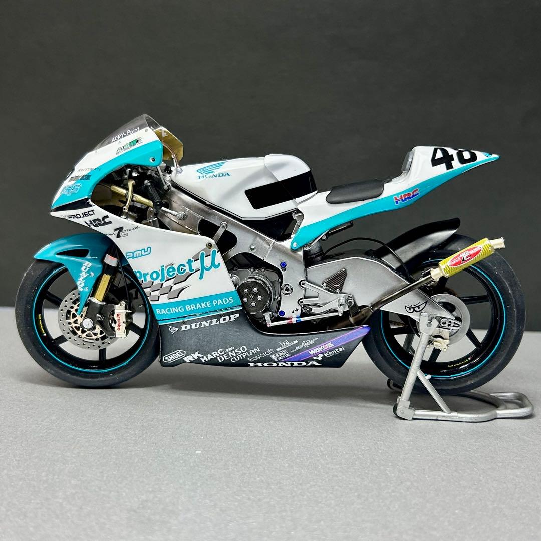 1/12 ハセガワ ホンダRS250RW 2008 #48プラモデル 完成品 - メルカリ