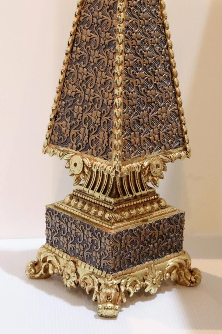 ツリーオブジェ　ブルーゴールド