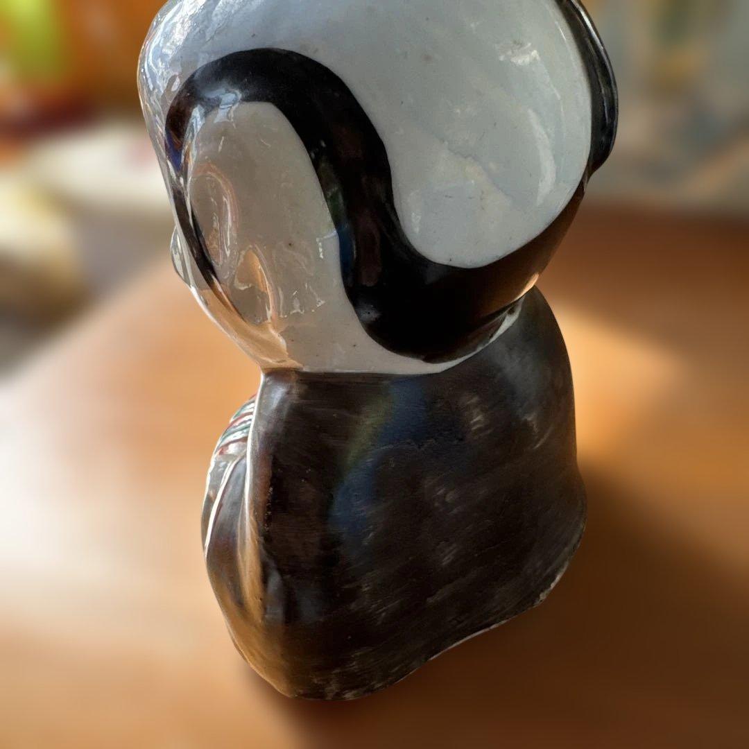 骨董　置物　縁起物　福助　明治　大正　時代物