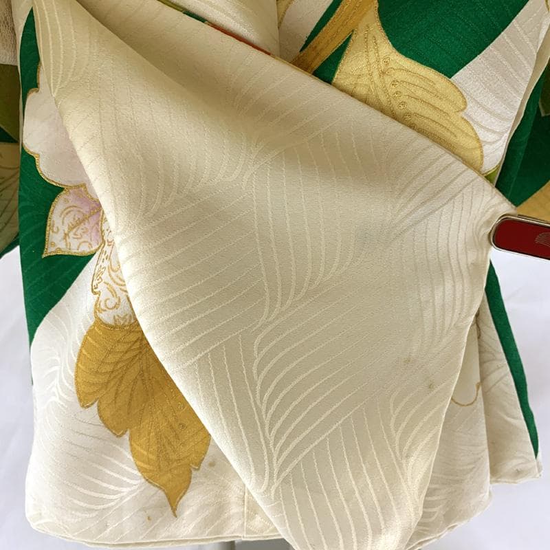 509ag44□七五三 三歳 女児 着物&被布 大柄 牡丹文様□状態良好