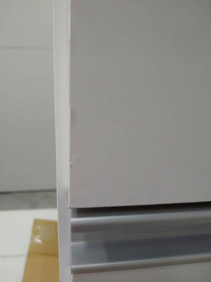 ◎7034 ステンレス天板頑丈ハイカウンター幅120　ホワイト