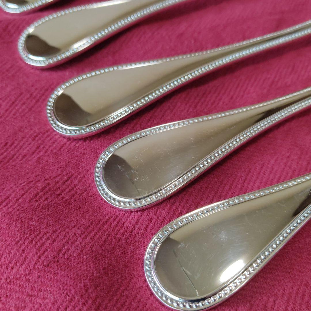 クリストフル パールシリーズ テーブルナイフ＆テーブルフォーク 5セット