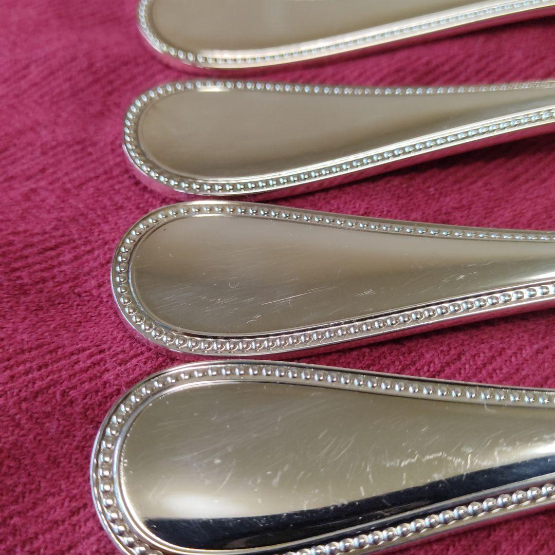 クリストフル パールシリーズ テーブルナイフ＆テーブルフォーク 5セット