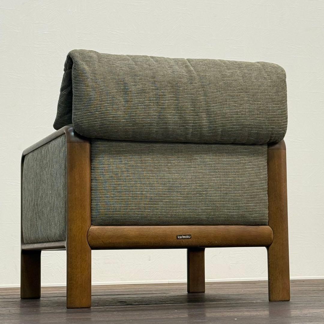 H110K69e カリモク karimoku 1人掛けソファ