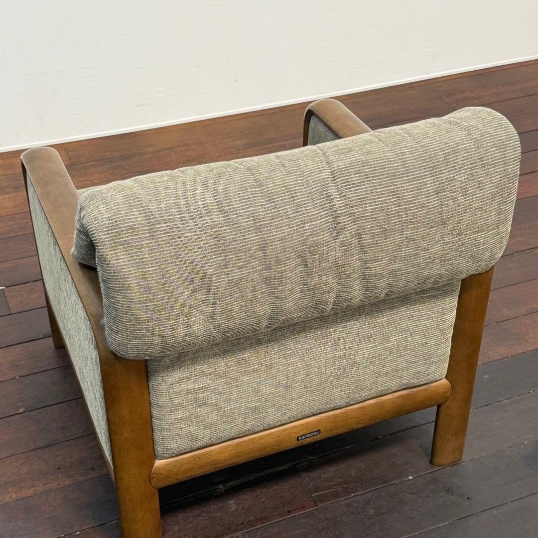 H110K69e カリモク karimoku 1人掛けソファ