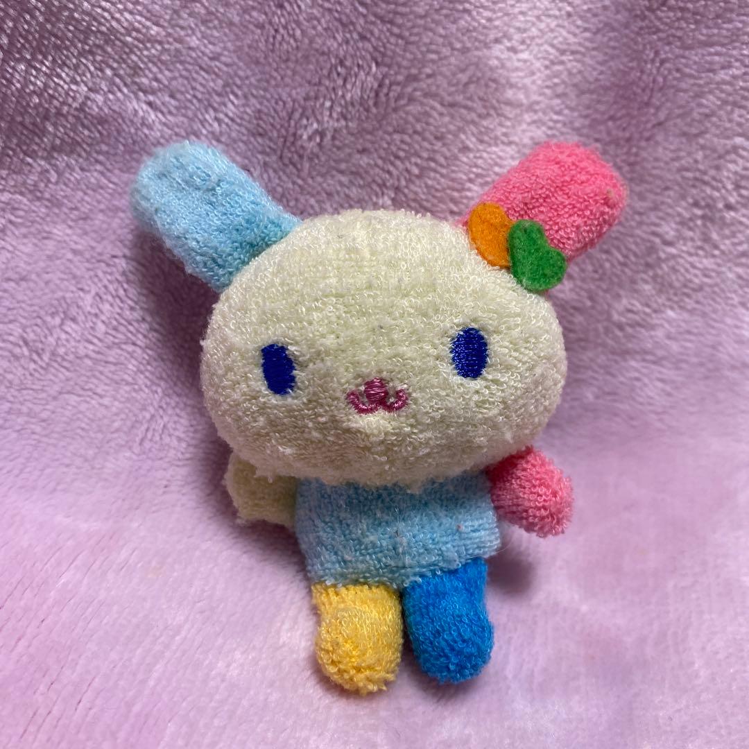 平成レトロ ウサハナ マスコット ぬいぐるみ パイル地 サンリオ 当時物