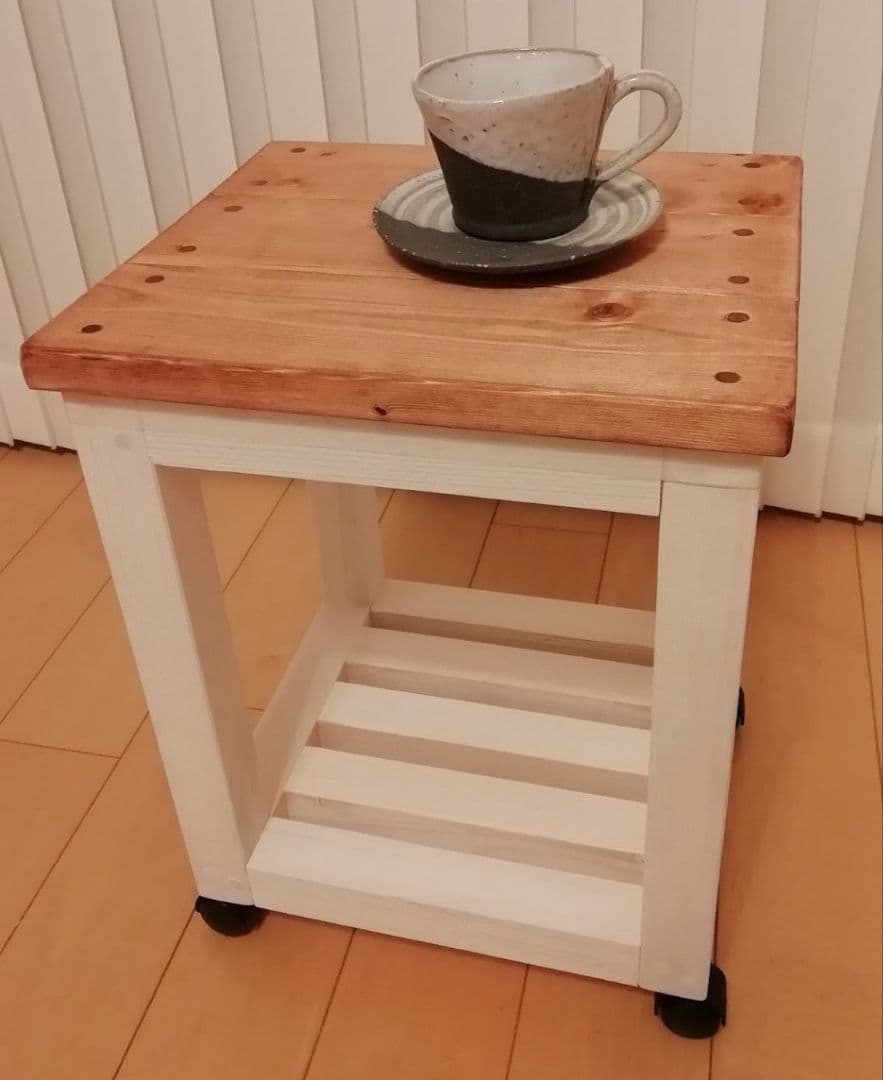 キャリアローテーブル/センターテーブル/メープル【送料込み】