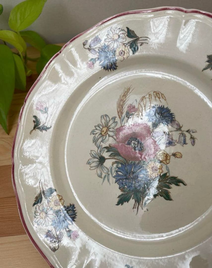 限定セール】フランス サルグミンヌ アグレスト デザートプレート 平皿