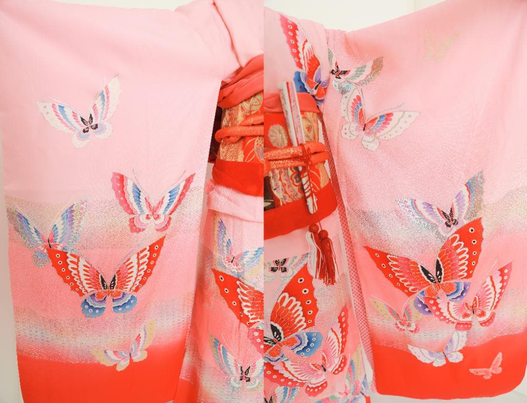 七五三　7歳　着物　セット　女の子 *a96