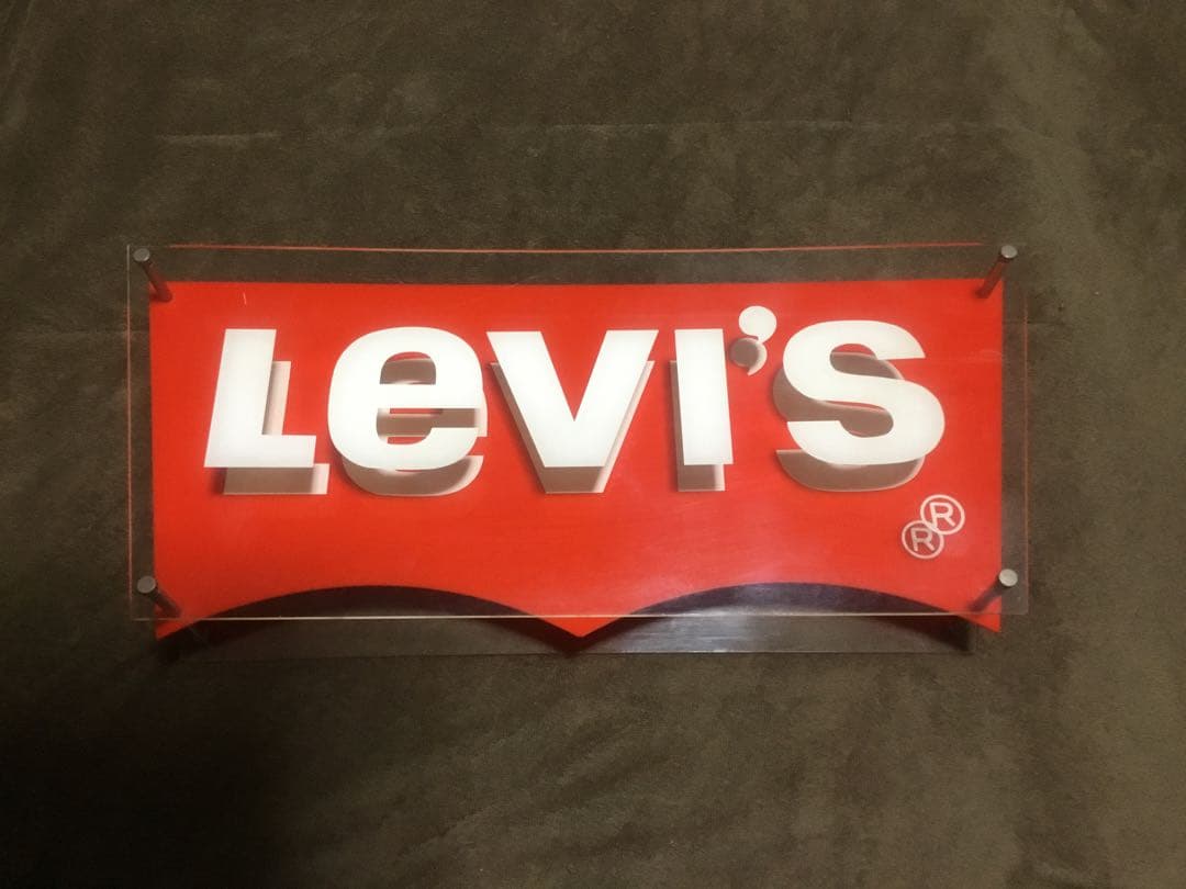 【貴重】Levi's リーバイス　店舗用　ディスプレイ看板　非売品　８０’s〜