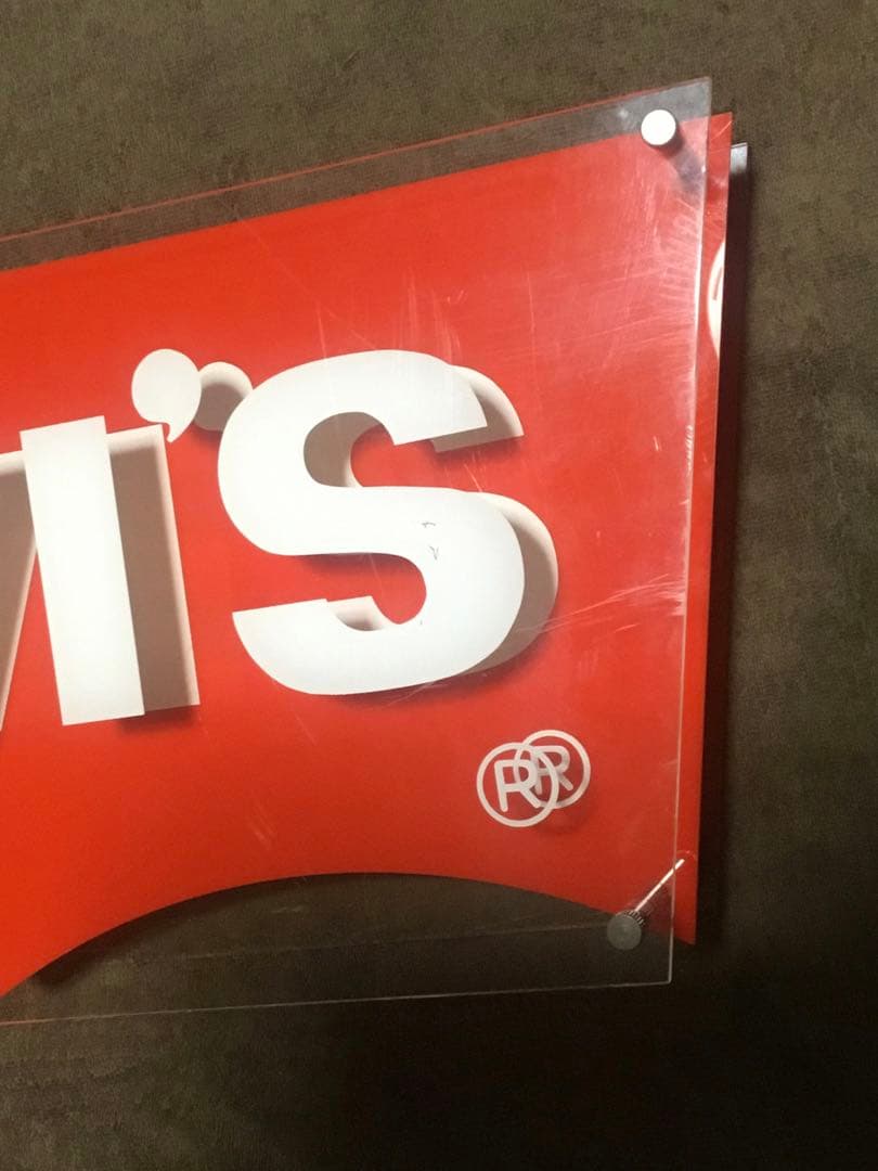 【貴重】Levi's リーバイス　店舗用　ディスプレイ看板　非売品　８０’s〜