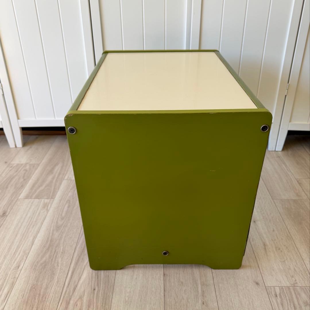 ③テーブル 昭和レトロポップ ソファ テーブル セット グリーンストライプ