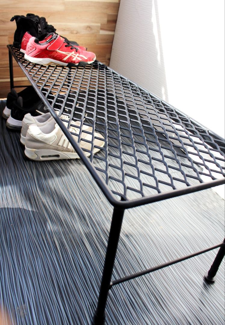 mini！アイアンシューズラック・下駄箱・靴箱