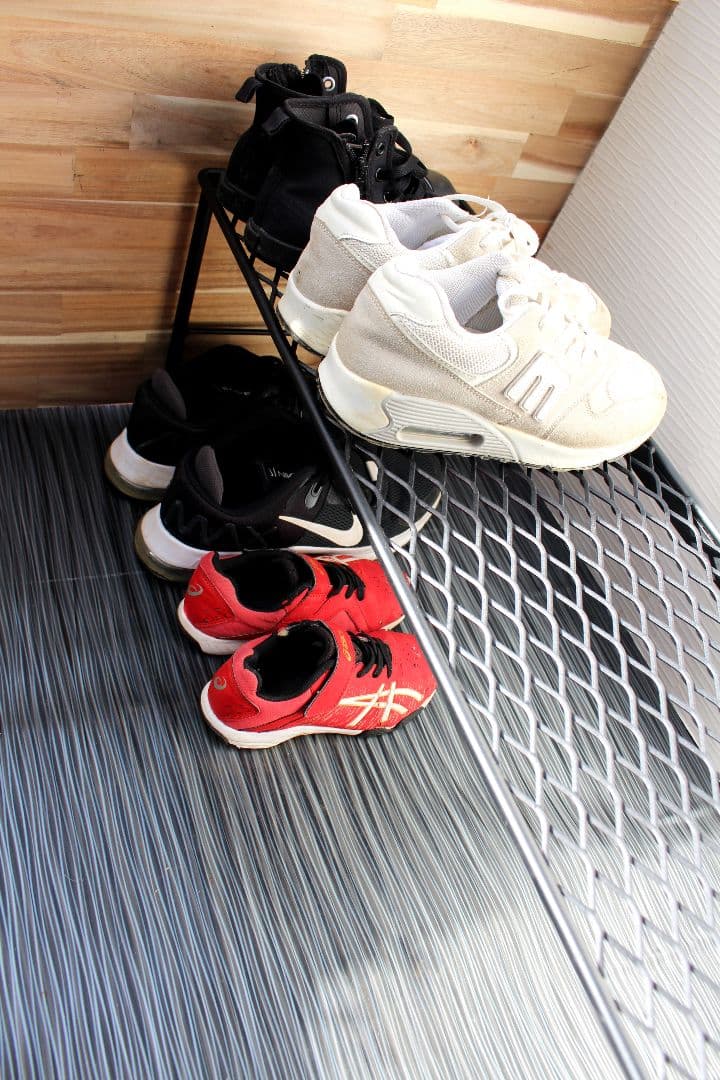 mini！アイアンシューズラック・下駄箱・靴箱