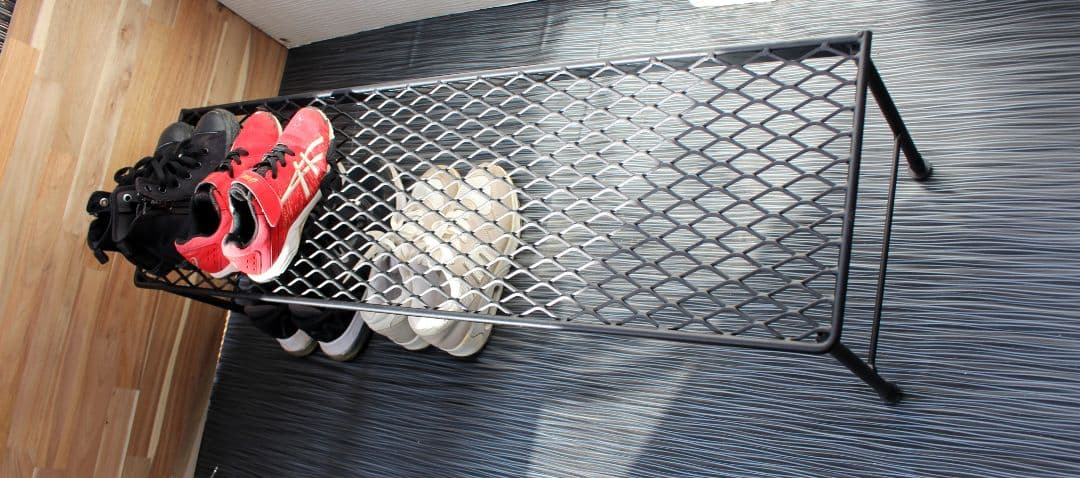mini！アイアンシューズラック・下駄箱・靴箱
