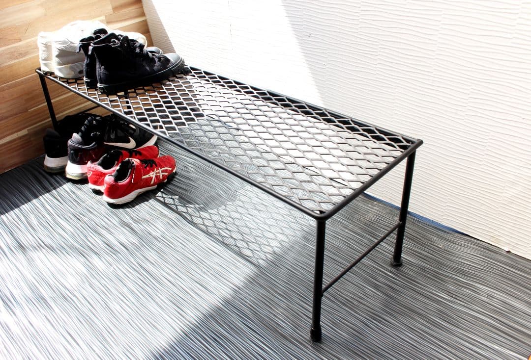mini！アイアンシューズラック・下駄箱・靴箱