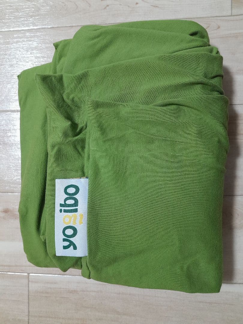 【送料込】Yogibo Max 本体＋カバー2枚（キャメル／ライムグリーン）