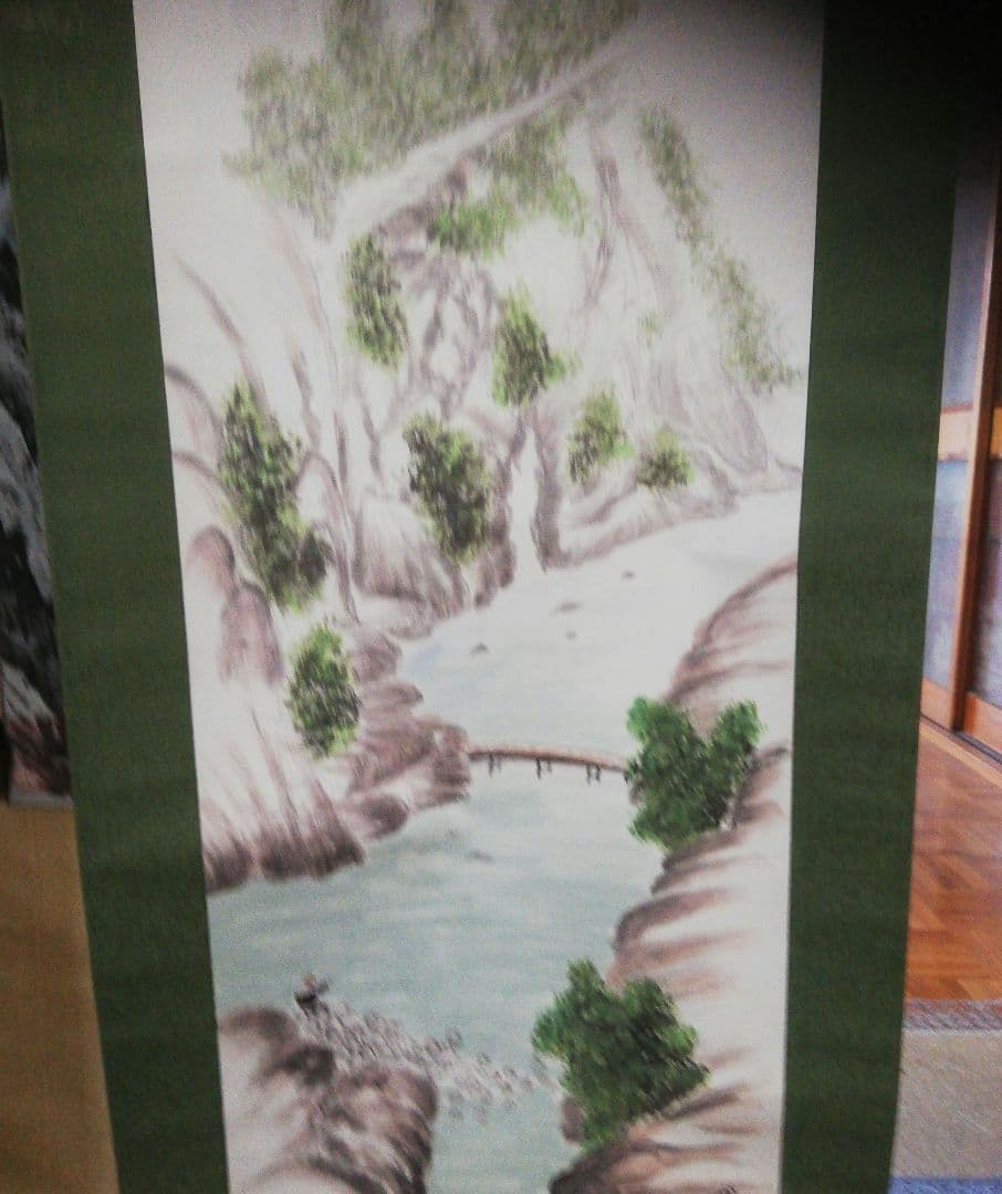 風景画掛軸10品、箱付き、個別要望可